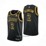 Camiseta Los Angeles Lakers Wayne Ellington #2 Mamba 2021-22 Negro