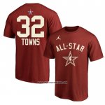 Camiseta Manga Corta All Star 2024 Karl-Anthony Towns Rojo