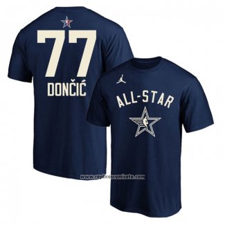 Camiseta Manga Corta All Star 2024 Luka Doncic Azul