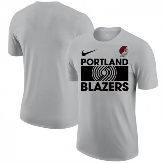 Camiseta Manga Corta Portland Trail Blazers Gris