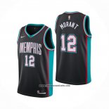 Camiseta Memphis Grizzlies Ja Morant #12 20th Classic Negro