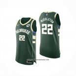 Camiseta Milwaukee Bucks Khris Middleton NO 22 Icon Authentic 2025-26 Verde