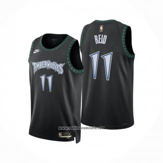 Camiseta Minnesota Timberwolves Naz Reid NO 11 Classic 2025-26 Negro