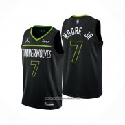 Camiseta Minnesota Timberwolves Wendell Moore Jr. #7 Statement 2022-23 Negro