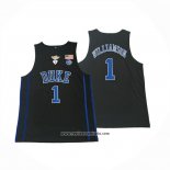 Camiseta NCAA Duke Blue Devils Zion Williamson Negro