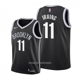 Camiseta Nino Brooklyn Nets Kyrie Irving #11 Icon 2019 Negro