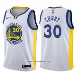 Camiseta Nino Golden State Warriors Stephen Curry #30 Blanco