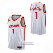 Camiseta Nino Houston Rockets Amen Thompson NO 1 Association 2026-27 Blanco