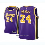 Camiseta Nino Los Angeles Lakers Kobe Bryant #24 Statement 2018 Violeta