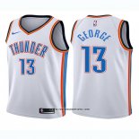 Camiseta Nino Oklahoma City Thunder Paul George #13 Association 2017-18 Blanco