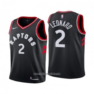 Camiseta Nino Toronto Raptors Kawhi Leonard #2 Statement 2018 Negro