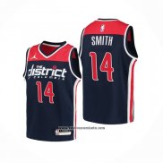 Camiseta Nino Washington Wizards Ish Smith #14 Association 2020-21 Azul