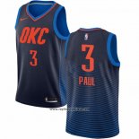 Camiseta Oklahoma City Thunder Chris Paul #3 Statement Azul