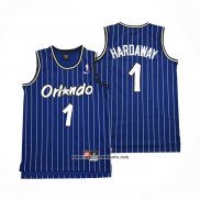 Camiseta Orlando Magic Anfernee Hardaway #1 Retro Azul