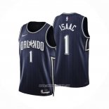 Camiseta Orlando Magic Jonathan Isaac #1 Ciudad 2023-24 Azul