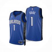 Camiseta Orlando Magic Jonathan Isaac #1 Statement 2022-23 Azul