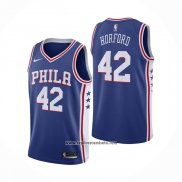 Camiseta Philadelphia 76ers Al Horford #42 Icon 2019-20 Azul