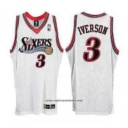 Camiseta Philadelphia 76ers Allen Iverson #3 Retro Blanco