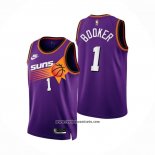 Camiseta Phoenix Suns Devin Booker #1 Classic 2022-23 Violeta