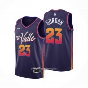 Camiseta Phoenix Suns Eric Gordon #23 Ciudad 2023-24 Violeta