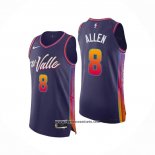 Camiseta Phoenix Suns Grayson Allen #8 Ciudad Autentico 2023-24 Violeta