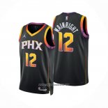 Camiseta Phoenix Suns Ish Wainright #12 Statement 2022-23 Negro
