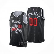 Camiseta Toronto Raptors Personalizada Ciudad 2025-26 Negro