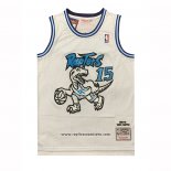 Camiseta Toronto Raptors Vince Carter NO 15 Mitchell & Ness 1998-99 Blanco3