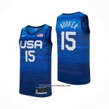 Camiseta USA 2021 Devin Booker #15 Azul