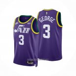 Camiseta Utah Jazz Keyonte George #3 Classic 2023-24 Violeta