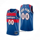 Camiseta Washington Wizards Personalizada Ciudad 2021-22 Azul