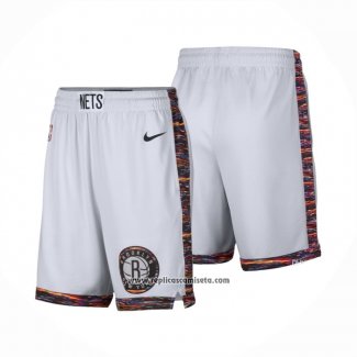 Pantalone Brooklyn Nets Ciudad Edition Blanco