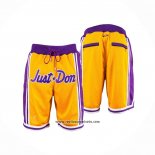 Pantalone Los Angeles Lakers Just Don Amarillo