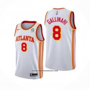 Camiseta Atlanta Hawks Danilo Gallinari #8 Association 2020-21 Blanco