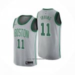 Camiseta Boston Celtics Kyrie Irving #11 Ciudad 2018-19 Gris