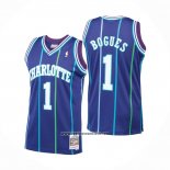 Camiseta Charlotte Hornets Muggsy Bogues #1 Mitchell & Ness 1994-95 Violeta