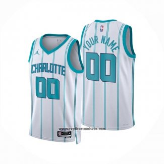 Camiseta Charlotte Hornets Personalizada Association 2024-25 Blanco