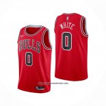 Camiseta Chicago Bulls Coby White #0 Icon Rojo