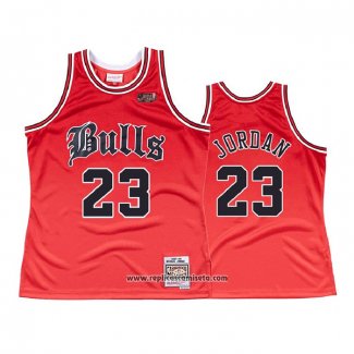 Camiseta Chicago Bulls Michael Jordan #23 Retro Rojo2