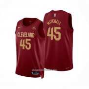 Camiseta Cleveland Cavaliers Donovan Mitchell #45 Icon 2022-23 Rojo