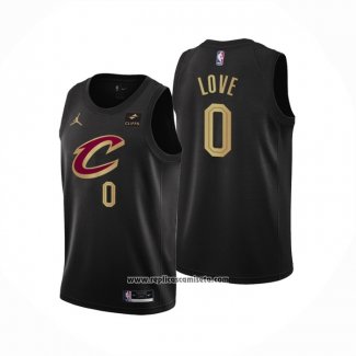 Camiseta Cleveland Cavaliers Kevin Love #0 Statement 2022-23 Negro