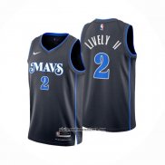 Camiseta Dallas Mavericks Dereck Lively II #2 Ciudad 2023-24 Azul