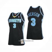 Camiseta Denver Nuggets Allen Iverson #3 Mitchell & Ness 2006-07 Negro