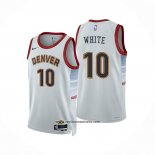Camiseta Denver Nuggets Jack White #10 Ciudad 2022-23 Blanco