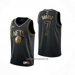 Camiseta Golden Edition Brooklyn Nets Kevin Durant #7 Negro