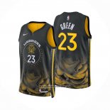 Camiseta Golden State Warriors Draymond Green #23 Ciudad 2022-23 Negro