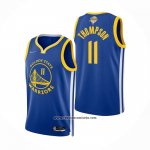 Camiseta Golden State Warriors Klay Thompson #11 Icon 2022 NBA Finals Azul