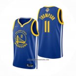 Camiseta Golden State Warriors Klay Thompson #11 Icon 2022 NBA Finals Azul