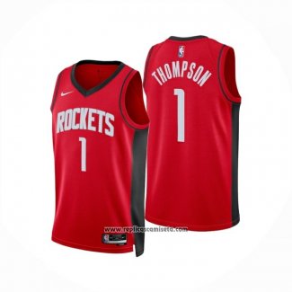 Camiseta Houston Rockets Amen Thompson NO 1 Icon 2024-25 Rojo