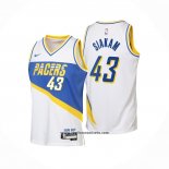 Camiseta Indiana Pacers Pascal Siakam NO 43 Ciudad 2025-26 Blanco